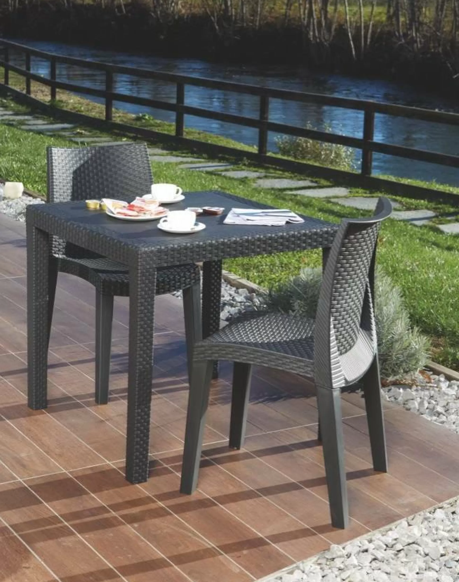 Dmora Tavoli Da Esterno<Tavolo da esterno Angelico, 80x80h72 cm,