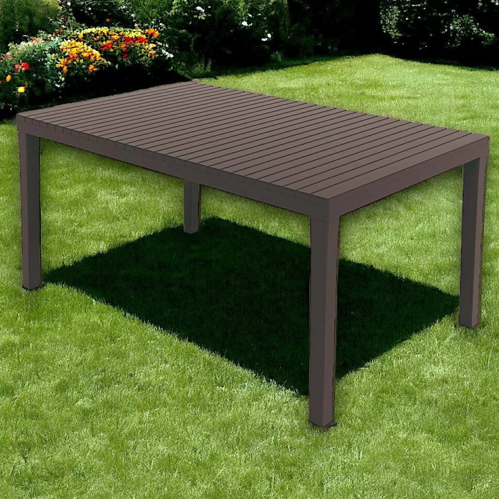 Dmora Tavoli Da Esterno<Tavolo da esterno Askia, 150x90h72 Cm,
