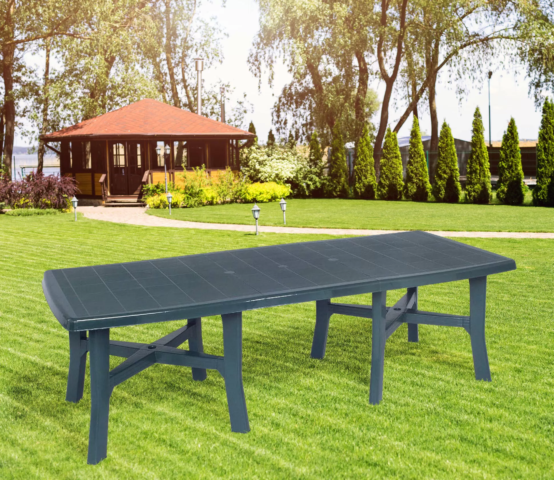Dmora Tavoli Da Esterno<Tavolo da esterno Dhysa, 160x90h72 cm,