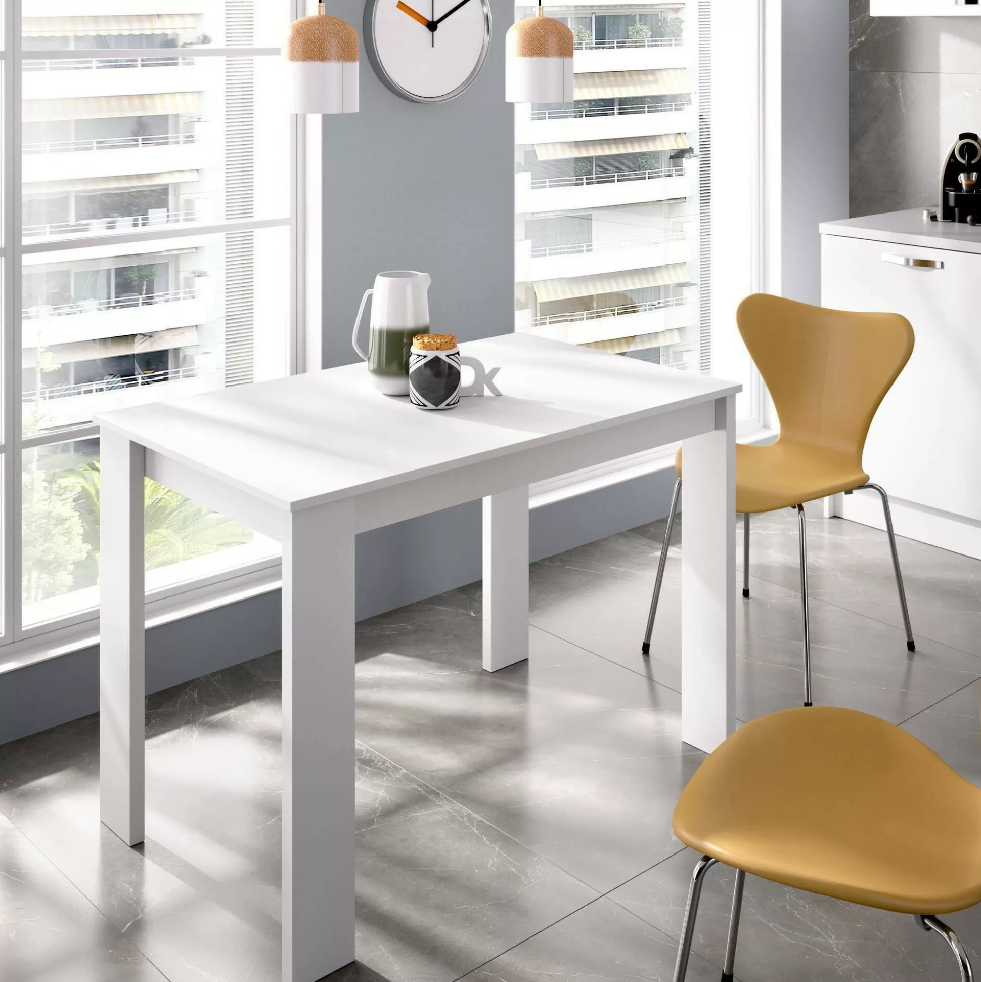 Dmora Tavoli Fissi<Tavolo fisso Amaranthya, 110x67h77 cm,