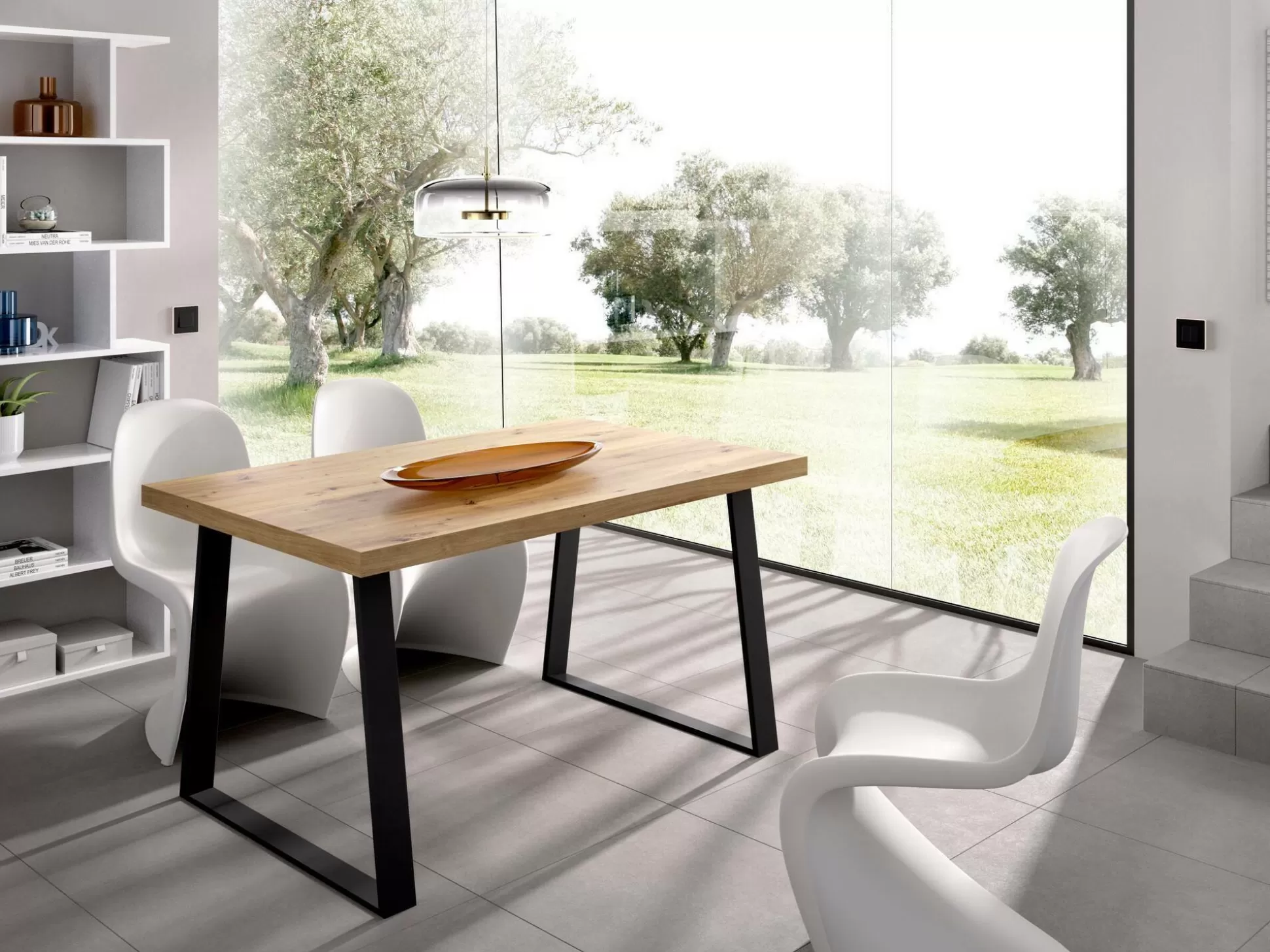 Dmora Tavoli Fissi<Tavolo fisso Amitrax, 140x90h75 cm,