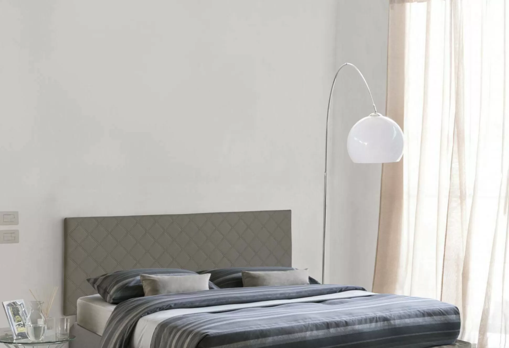 Dmora Letti Matrimoniali<Testiera letto Amarillide, Cm 170x60,