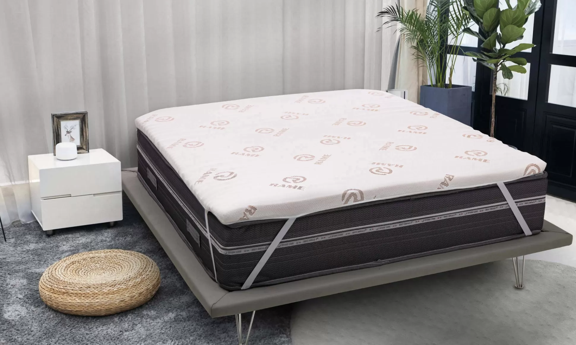 Dmora Topper Singoli<Topper singolo Ando, Anti acaro e Anallergico, Cm 80x190h5