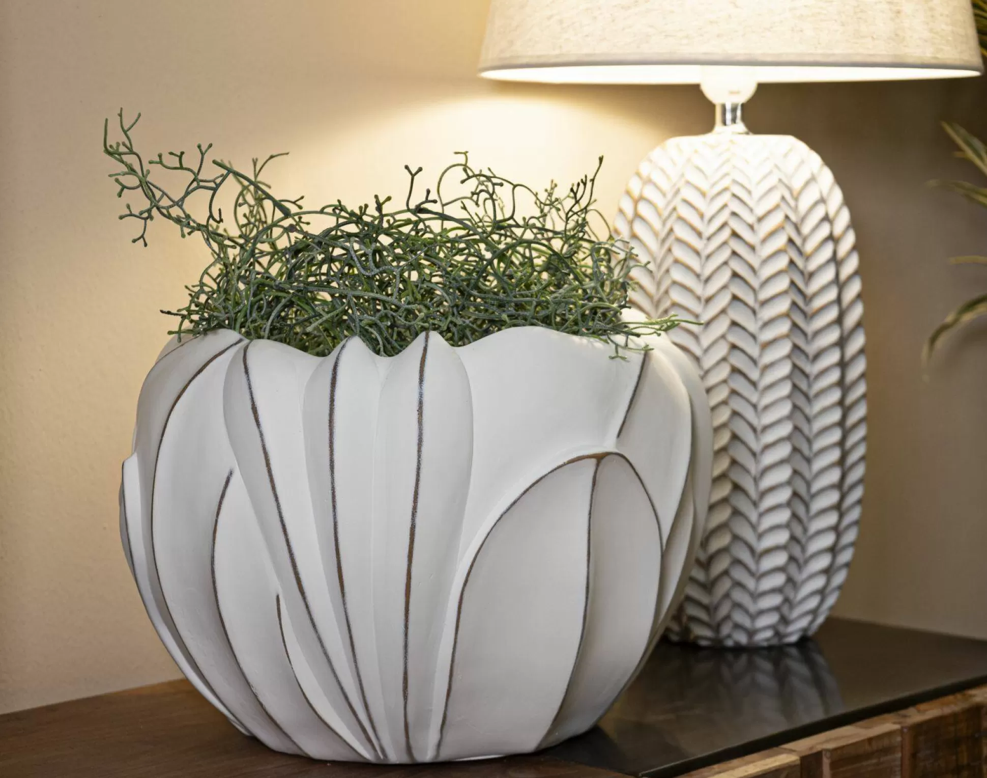 Dmora Oggettistica<Vaso Bovezzo, 35x35 h24 cm,