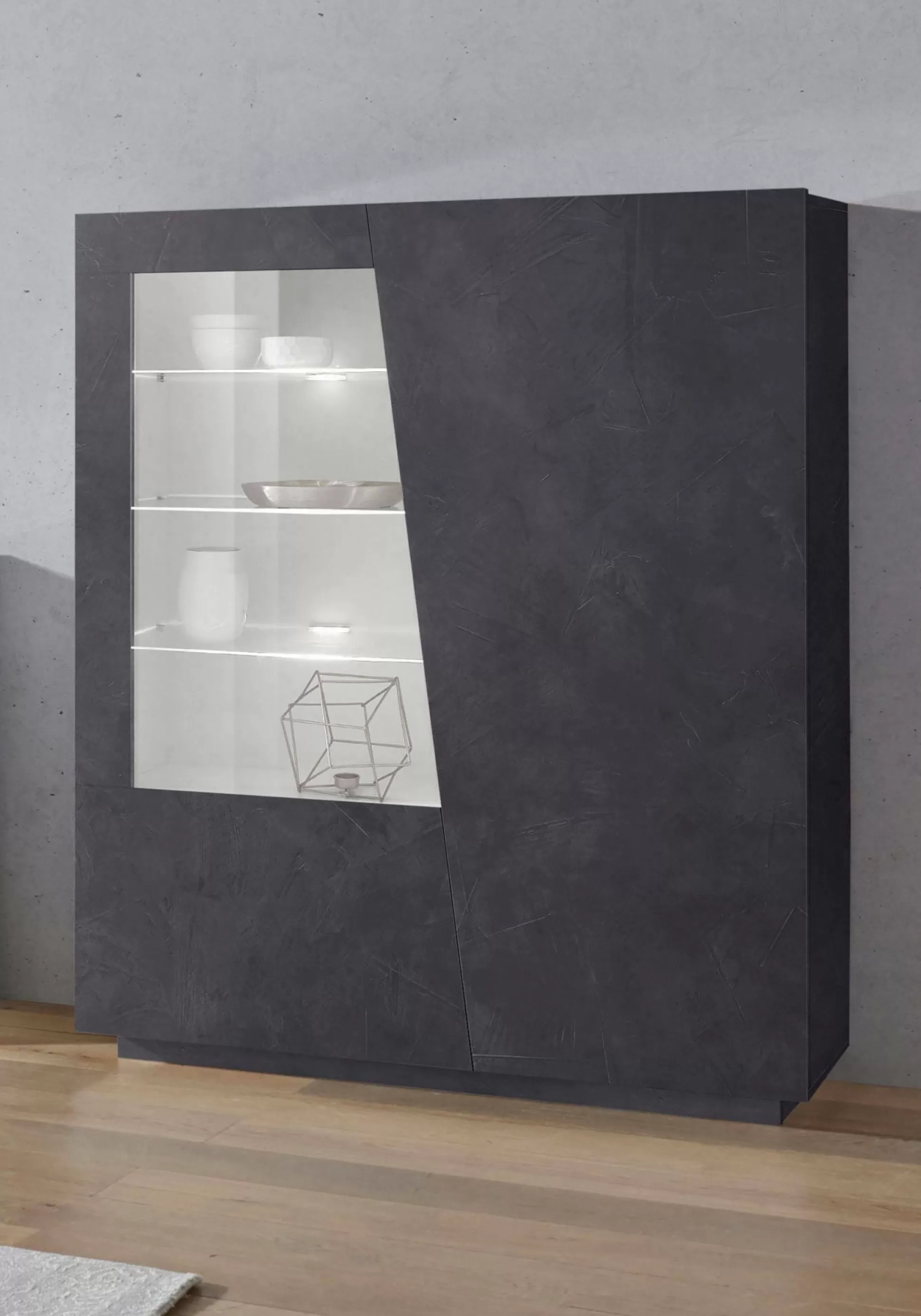 Dmora Vetrine<Vetrina Ask, cm 120x43h146,