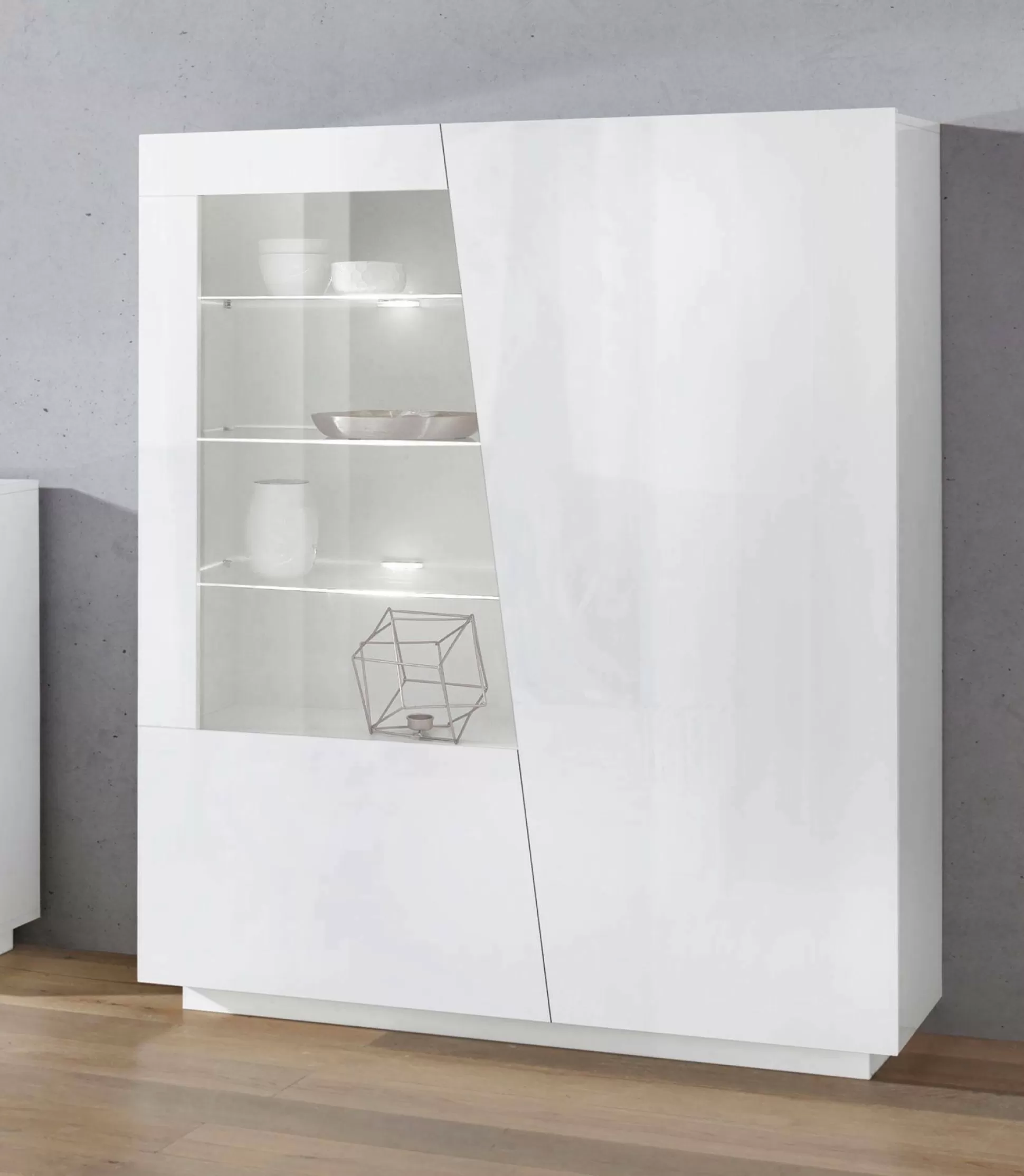 Dmora Vetrine<Vetrina Ask, cm 120x43h146,