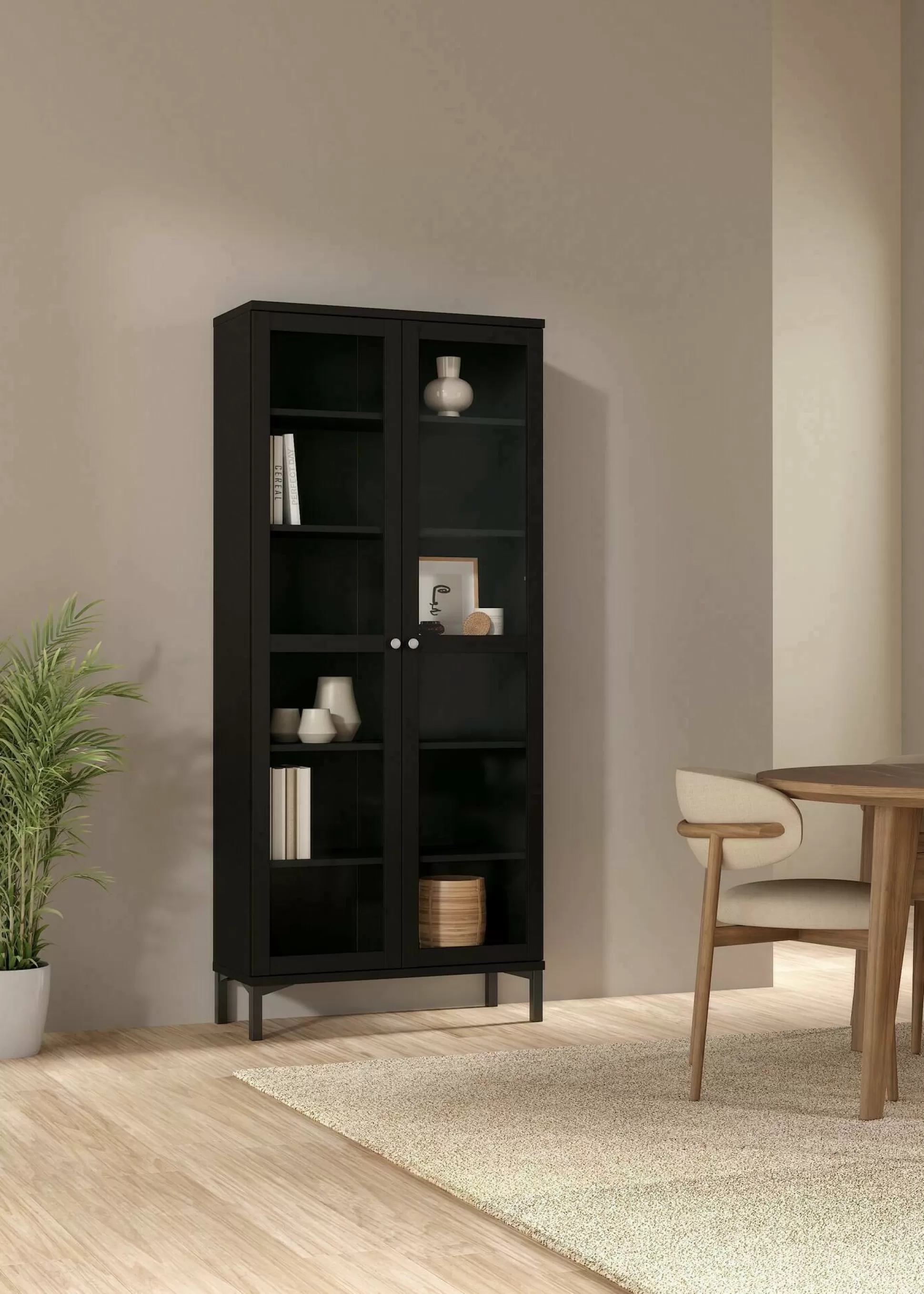 Dmora Vetrine<Vetrina Wutip, 36x89 h203 cm,